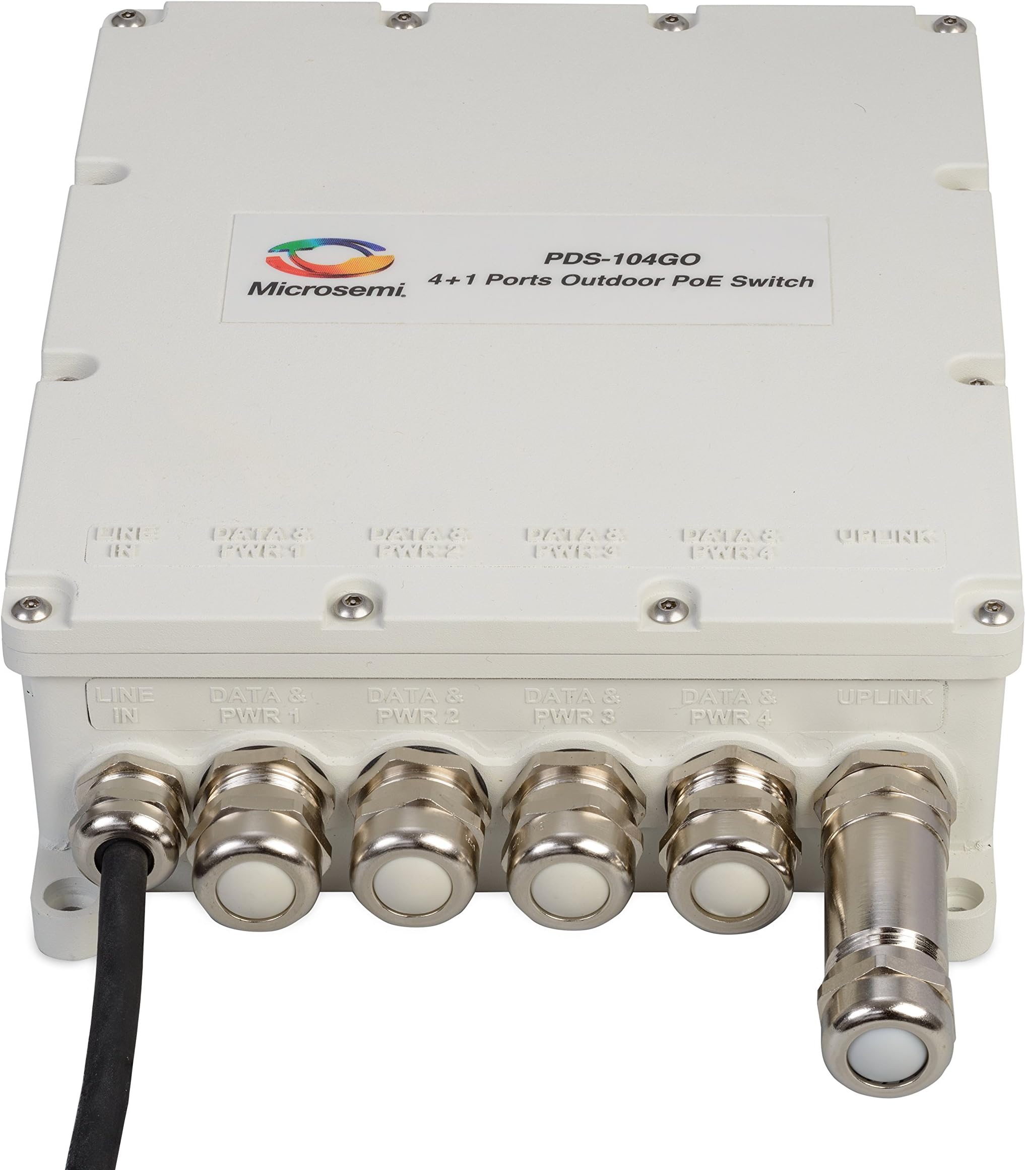 Microsemi PoE 5 Port 60W Outdoor Switch (PDS-104GO/AC/M-NA)