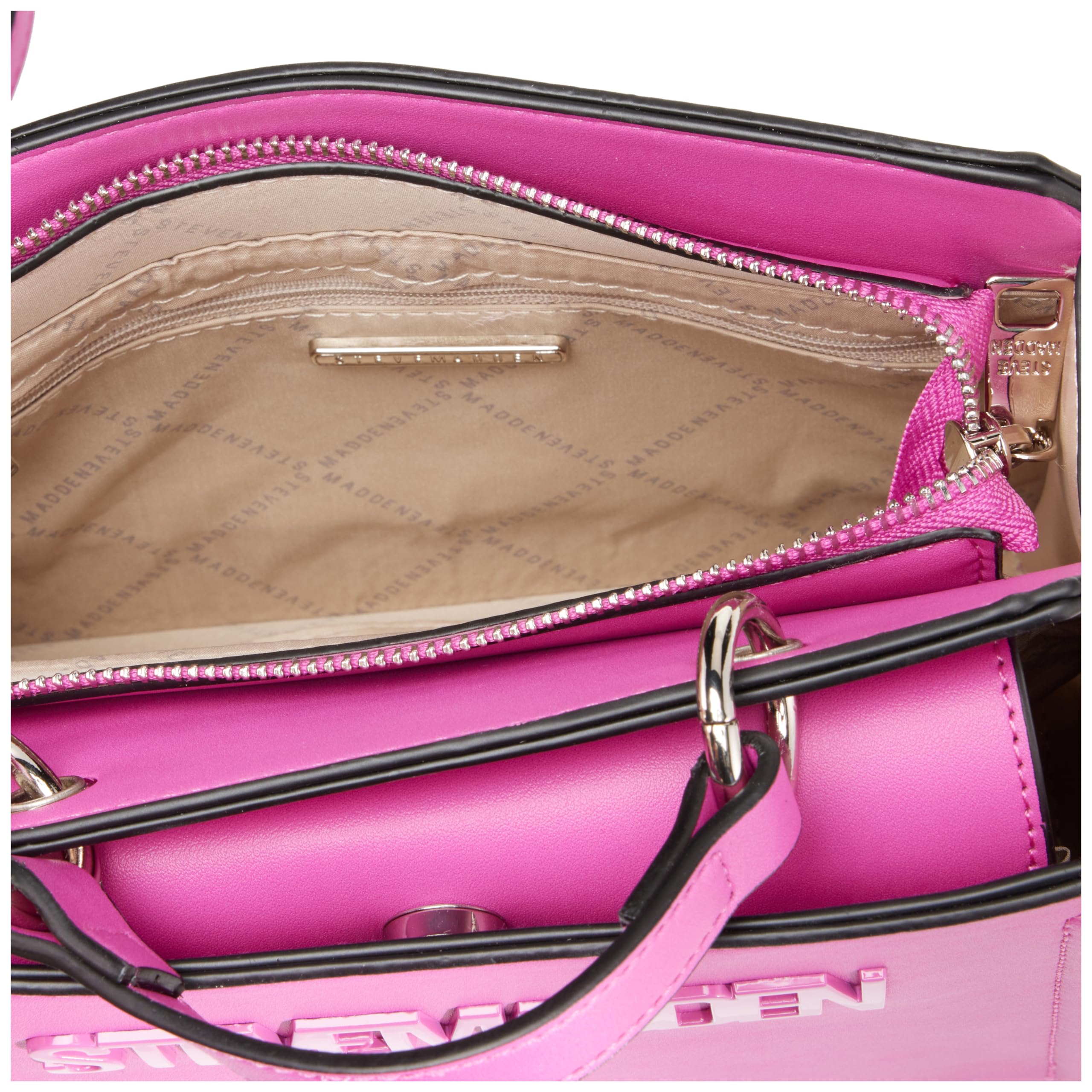 Steve Madden Women's Steve Madden Bevelyn Convertible Crossbody Bag: One Size Hyper Pink
