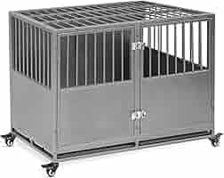 犬用クレート Amazon.co.jp: Huddycove 積み重ね可能 48インチ 犬用クレート