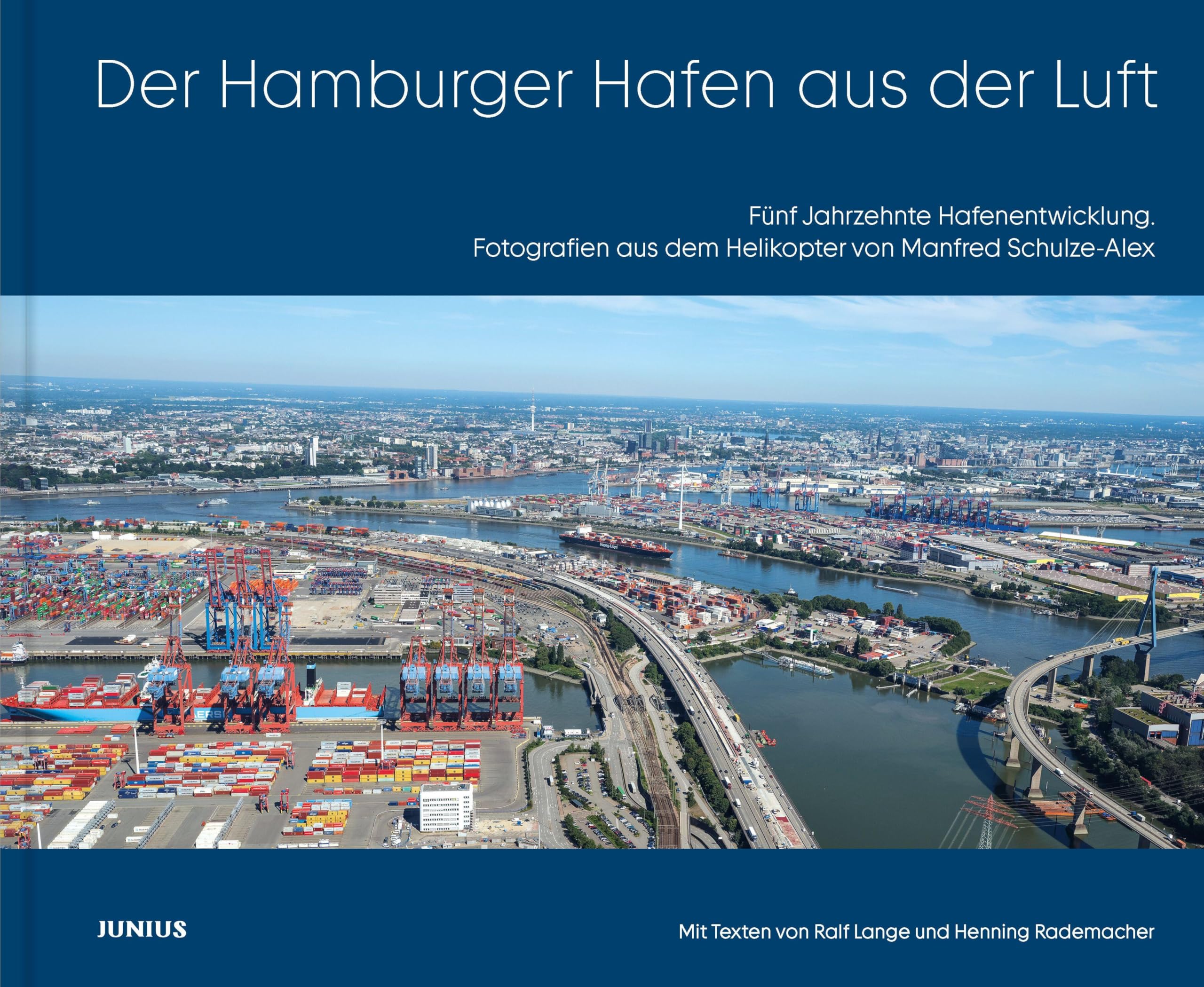 Livre photos du port de Hambourg par Manfred Schulze-Alex vus du ciel