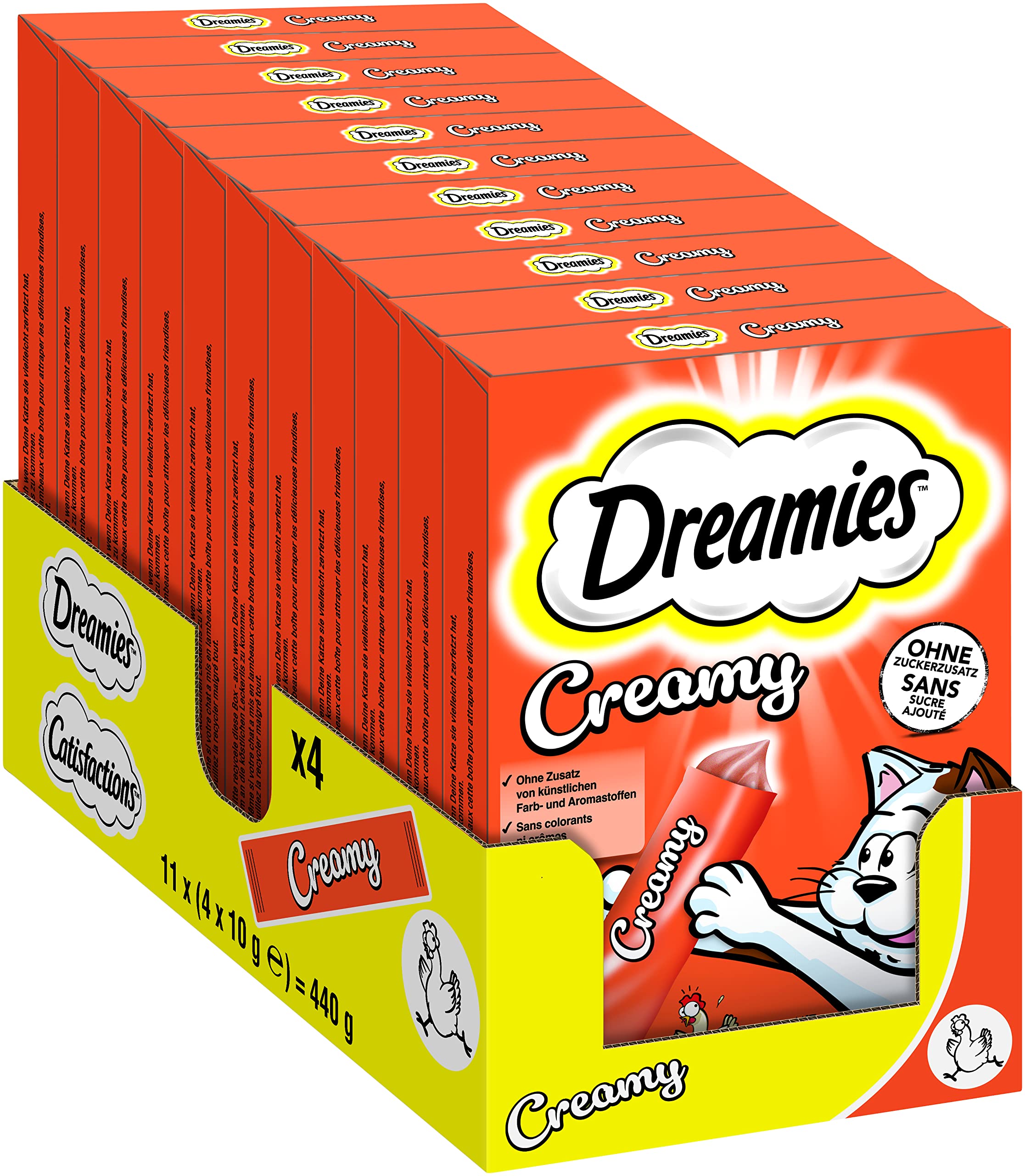 Dreamies Creamy Huhn 40 g (11er Pack)