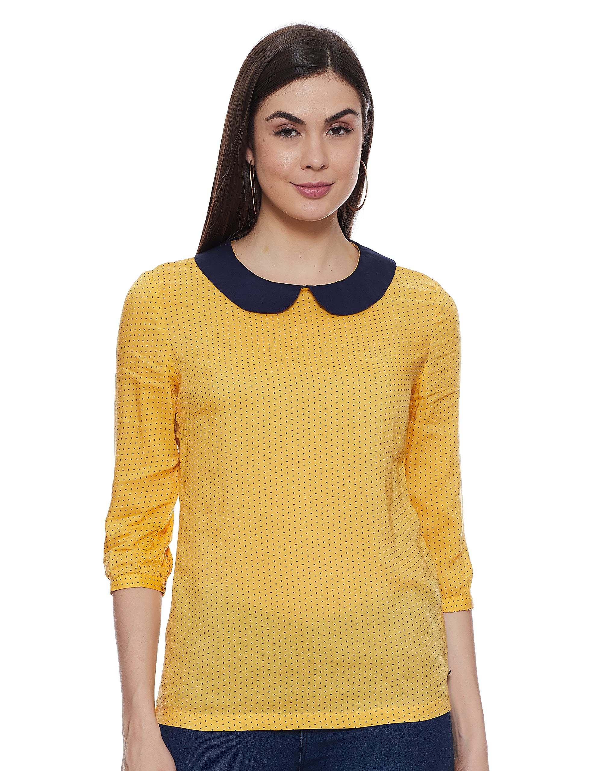 u.s. polo assn. Women's Cotton Solid Regular Fit Top-picture-47