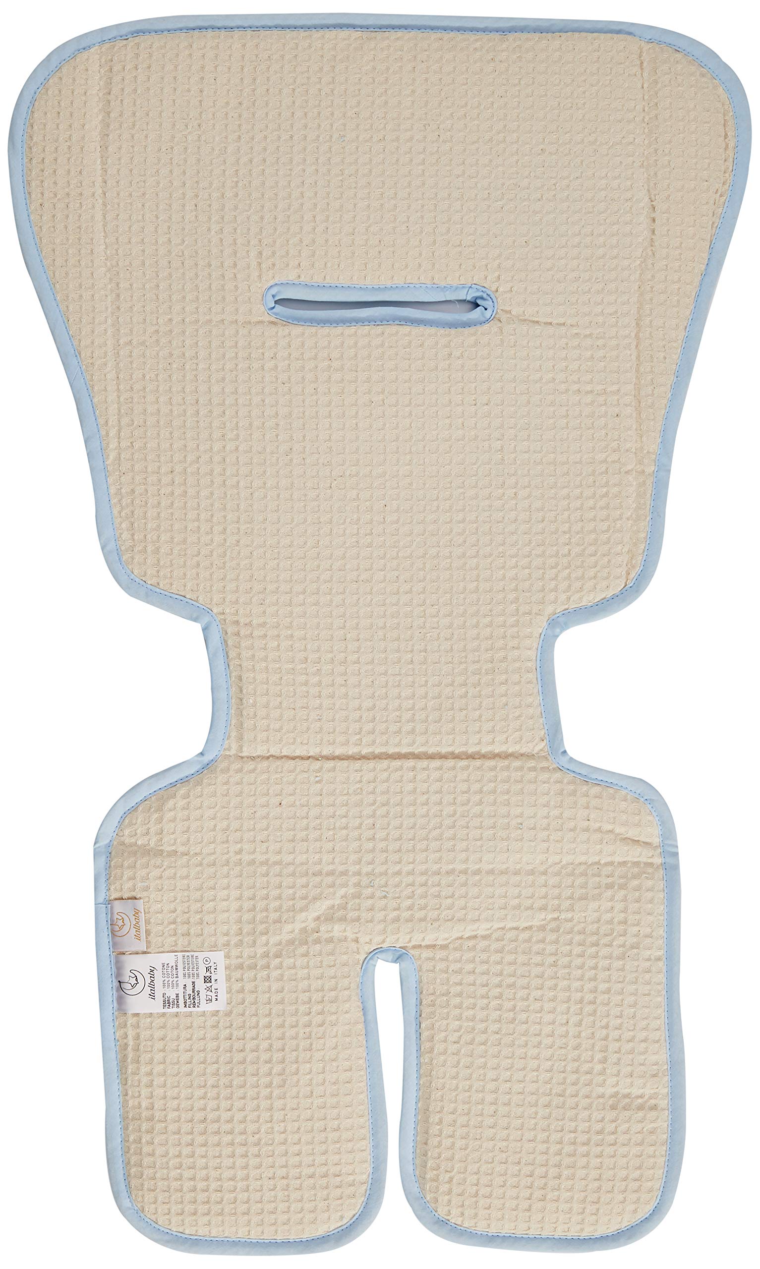 Italbaby 050.0030-02 Double Face Copriseduta per Passeggino, Spugna, Universale, Azzurro