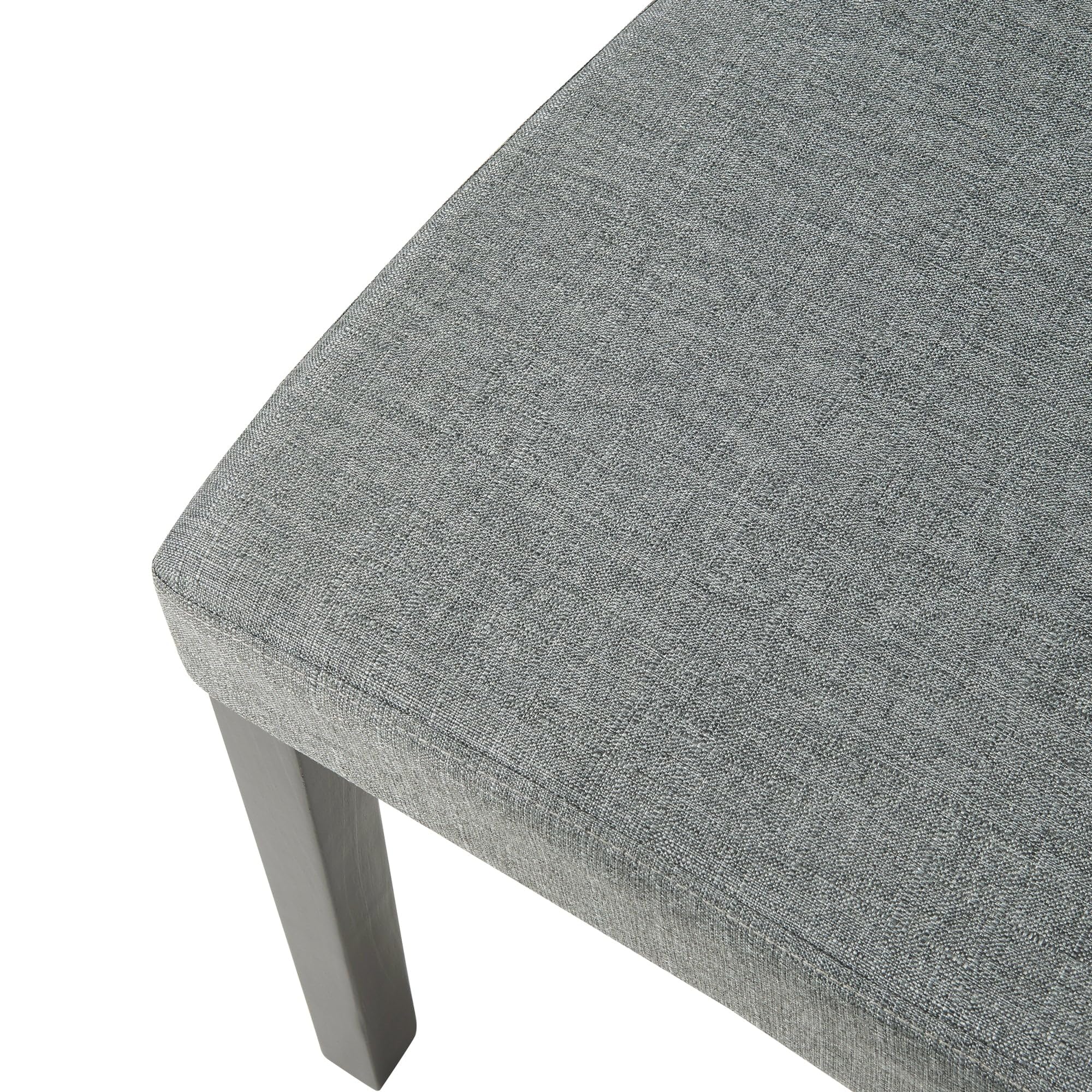 Helloshop26 Lot de 2 chaises de Salle à Manger rembourrées 89 x 43 x 54 cm Confort Salon Design Moderne Cuisine Gris Clair 03_0009618