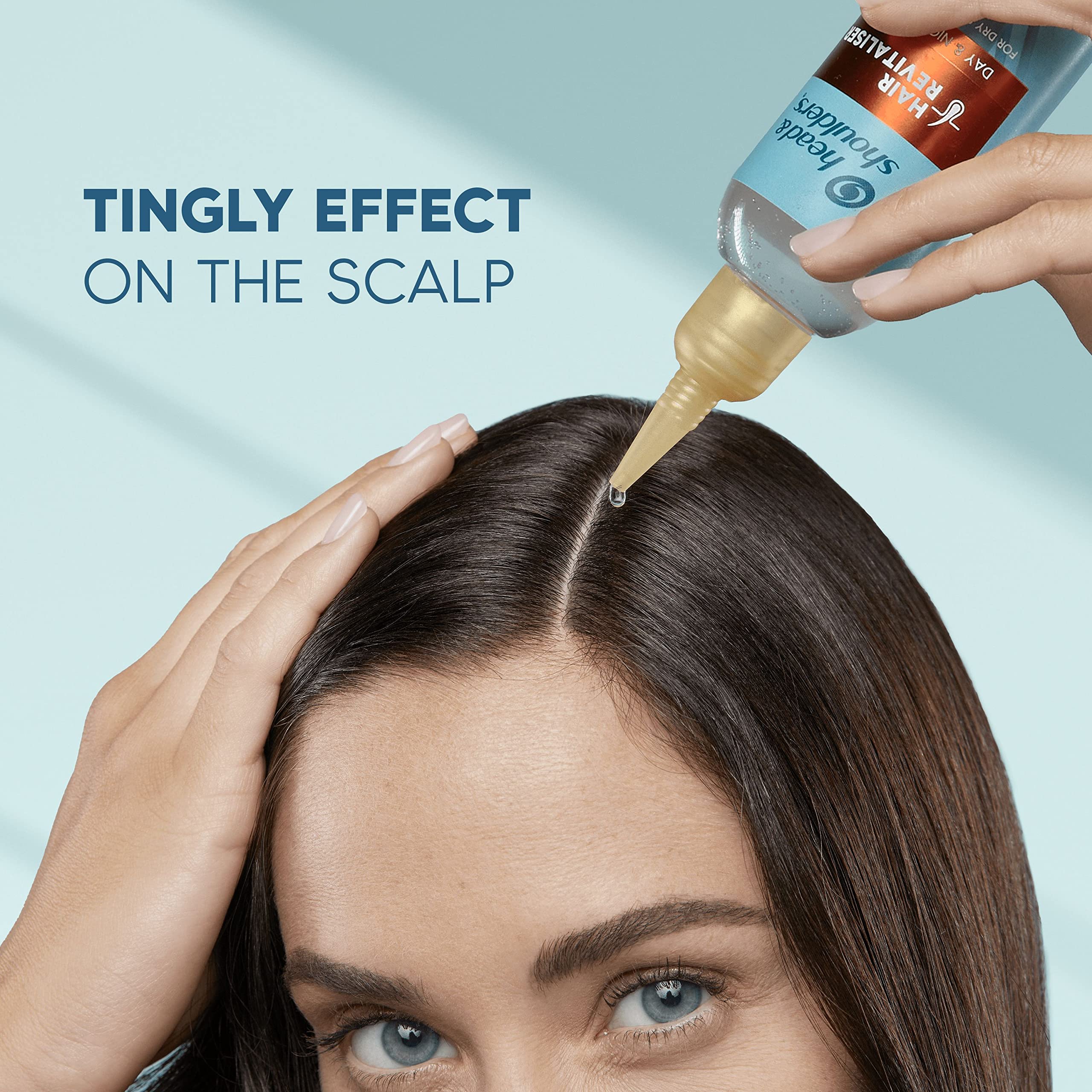 Head & Shoulders Hair Growth Serum, Dandruff Scalp Treatment, DermaXPRO, Leave-in Conditioner, Helps Support Hair Growth - Image 3