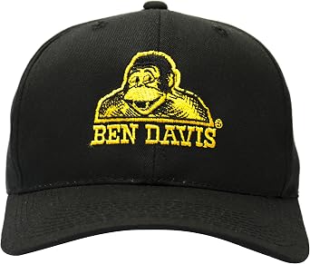 Ben Davis Unisex Hat 100% Cotton Fully Adjustable Embroidered Baseball Hat,
