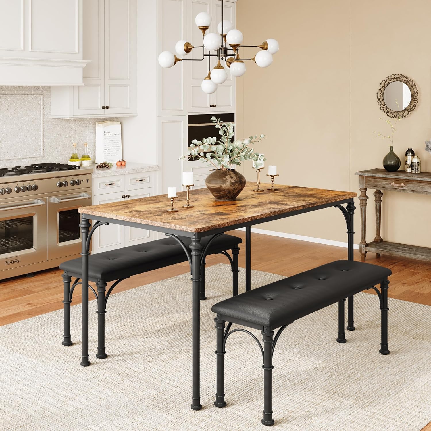 GAOMON Dining Table Set for 4, Kitchen Table Set with