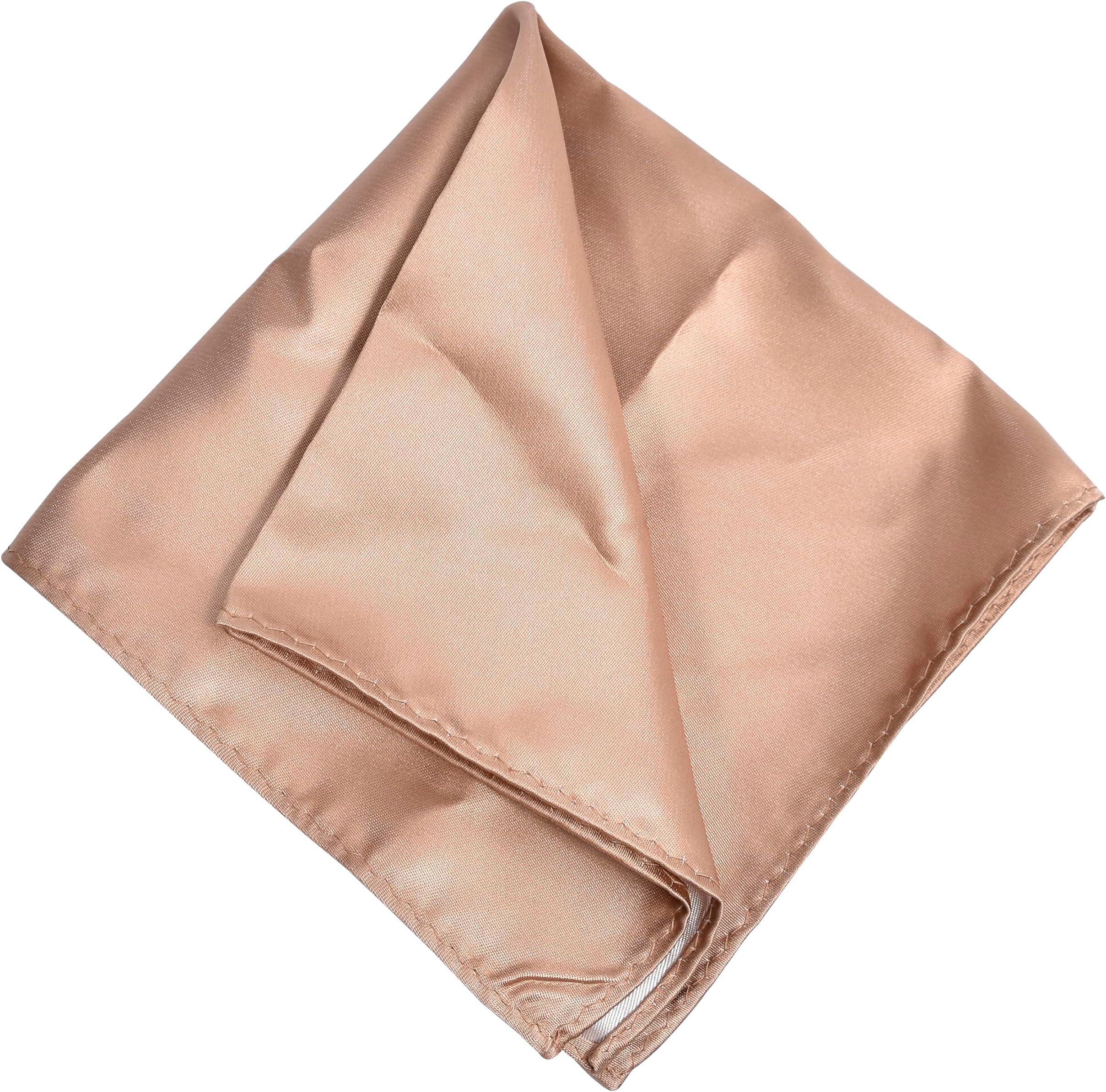 Home Genie Solid Copper Pocket Square for Men | Pocket Square for Men | Elegant Pocket Square