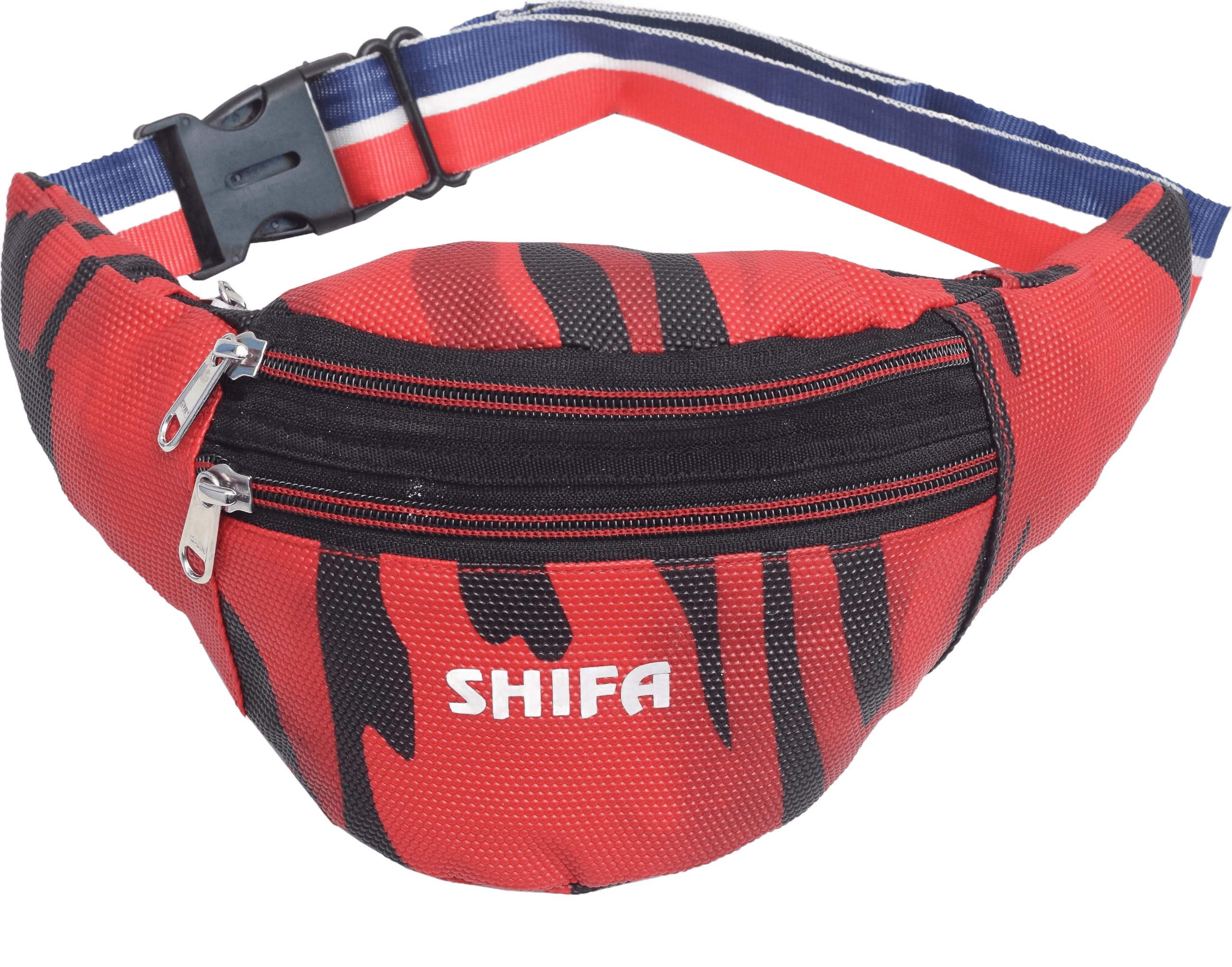 Designer Artificial Leather Waist Bag for Men and Women | Multicolor Stylish Fanny Pack for Travel Hiking and Sports | Compact Hands Free Daily Utility Pouch (Size M)-image-15