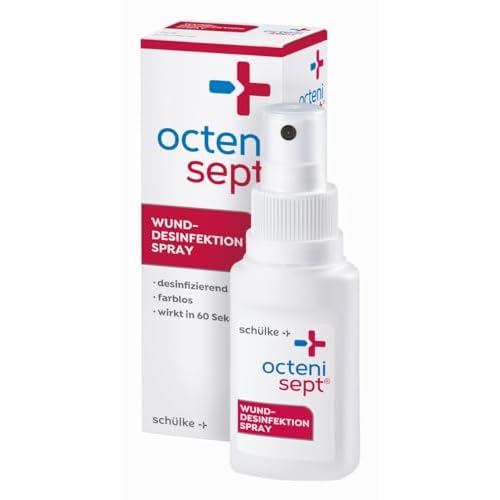 octenisept Wund-Desinfektion Spray - schmerzfreies Antiseptikum zur Behandlung von akuten und chronischen Wunden, schützt vor Wundinfektionen, 50 ml Lösung