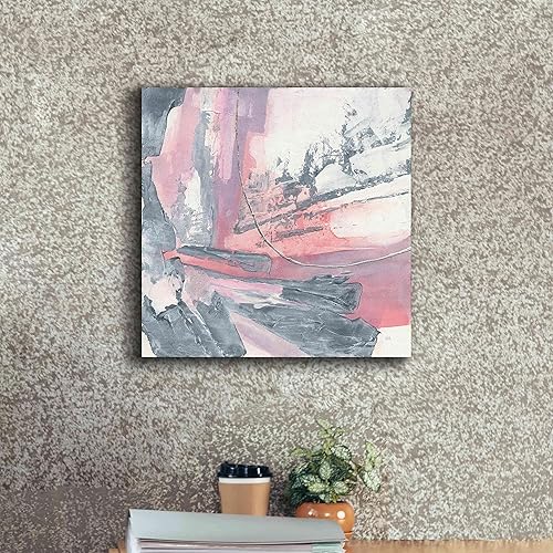 Miniatura 3 de Epic Graffiti 'Whitewashed Blush I' por Chris Paschke, lienzo de arte de pared Giclée, 18 x 18 pulgadas