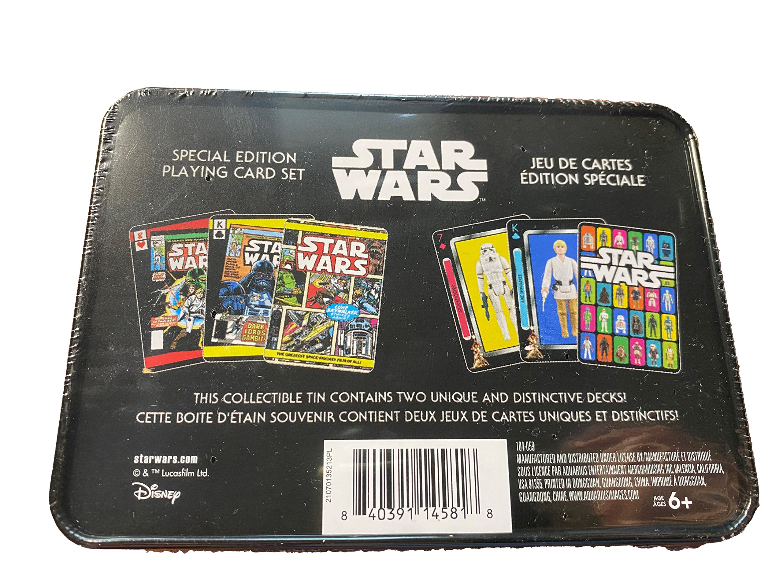 Star Wars Special Edition Darth Vader Playing Card Set Contains 2 Decks