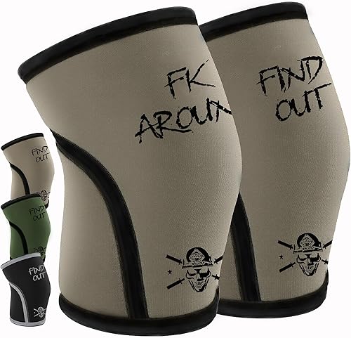 Miniatura 8 de Rodilleras para levantamiento de pesas y levantamiento de potencia (par de 0.276 pulgadas) para hombres y mujeres, rodilleras para levantamiento de