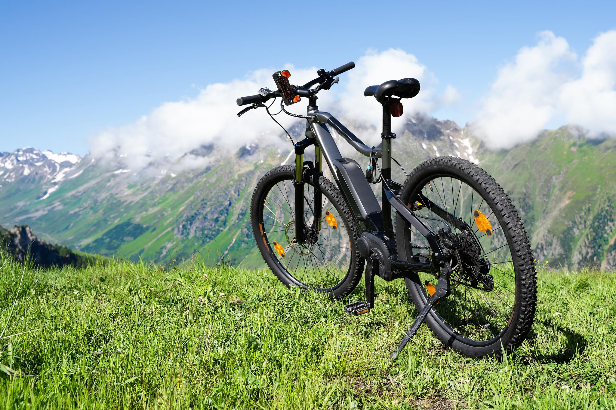 Soporte para teléfono de bicicleta/soporte de motocicleta de US TV Sport Accesorios de motocicleta/accesorios de bicicleta. Soporte para teléfono celular compatible con Harley E Bike ATV ciclomotor