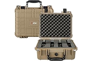 Eylar 2-Pistol Hard Gun Carrying Case - Dependable Protection for Your Firearms