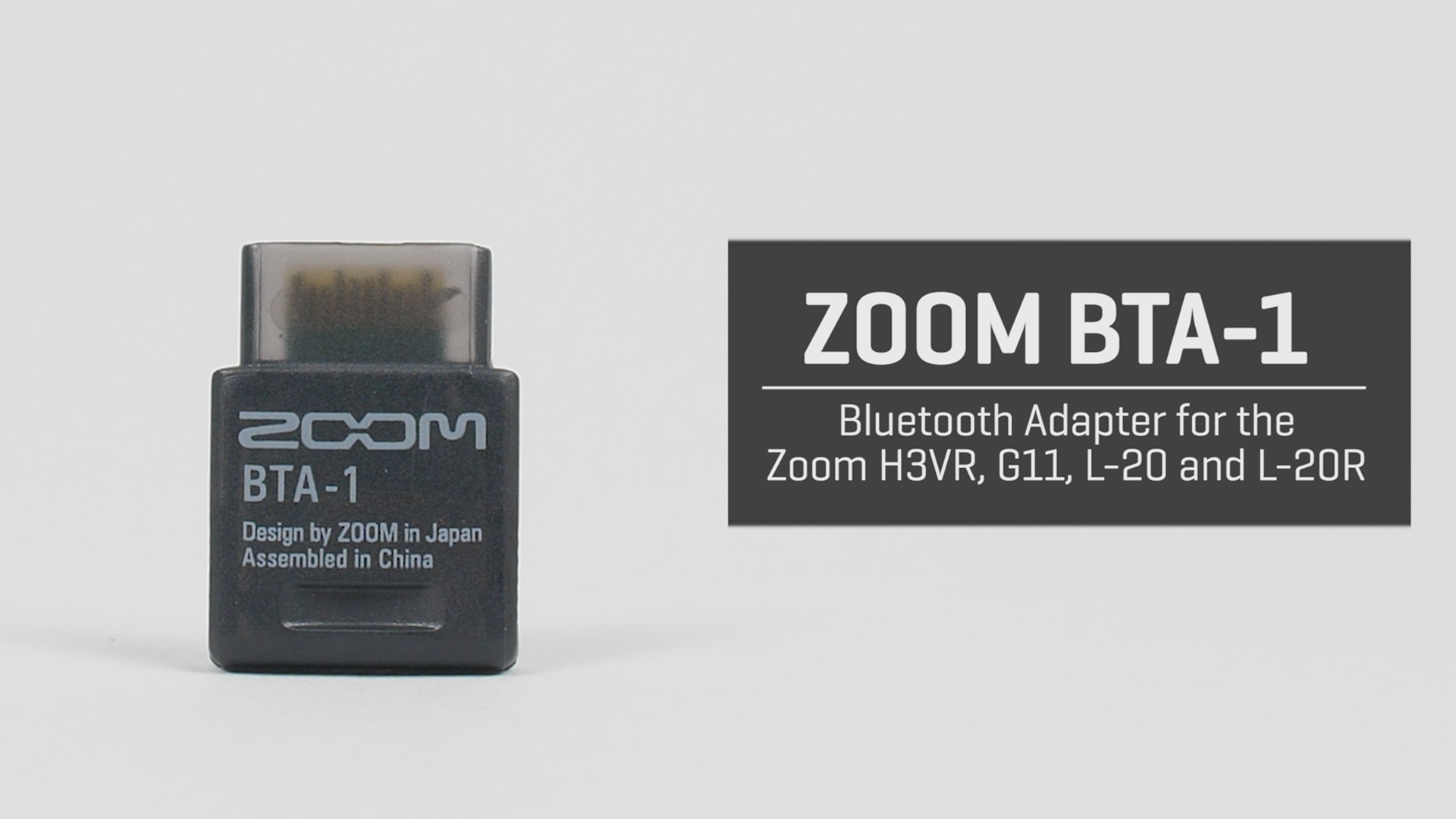 Amazon.com: Zoom BTA-1 Bluetooth Adapter, Designed for H3-VR, L-20 