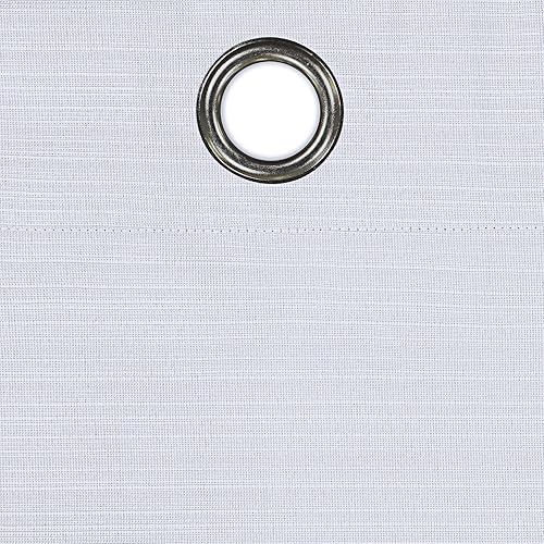 Miniatura 4 de Eclipse Talisa - Cortinas opacas aisladas para ventana de sala de estar (2 paneles), 37 x 84 pulgadas, color blanco