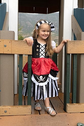 Miniatura 4 de Little Adventures Vestido pirata con diadema
