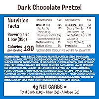 Vista 61 de Munk Pack- Barras Keto de nueces y semillas, 0 onzas de azúcar, 0.07 onzas de carbohidratos netos, sin azúcar añadido, a base de plantas, sin