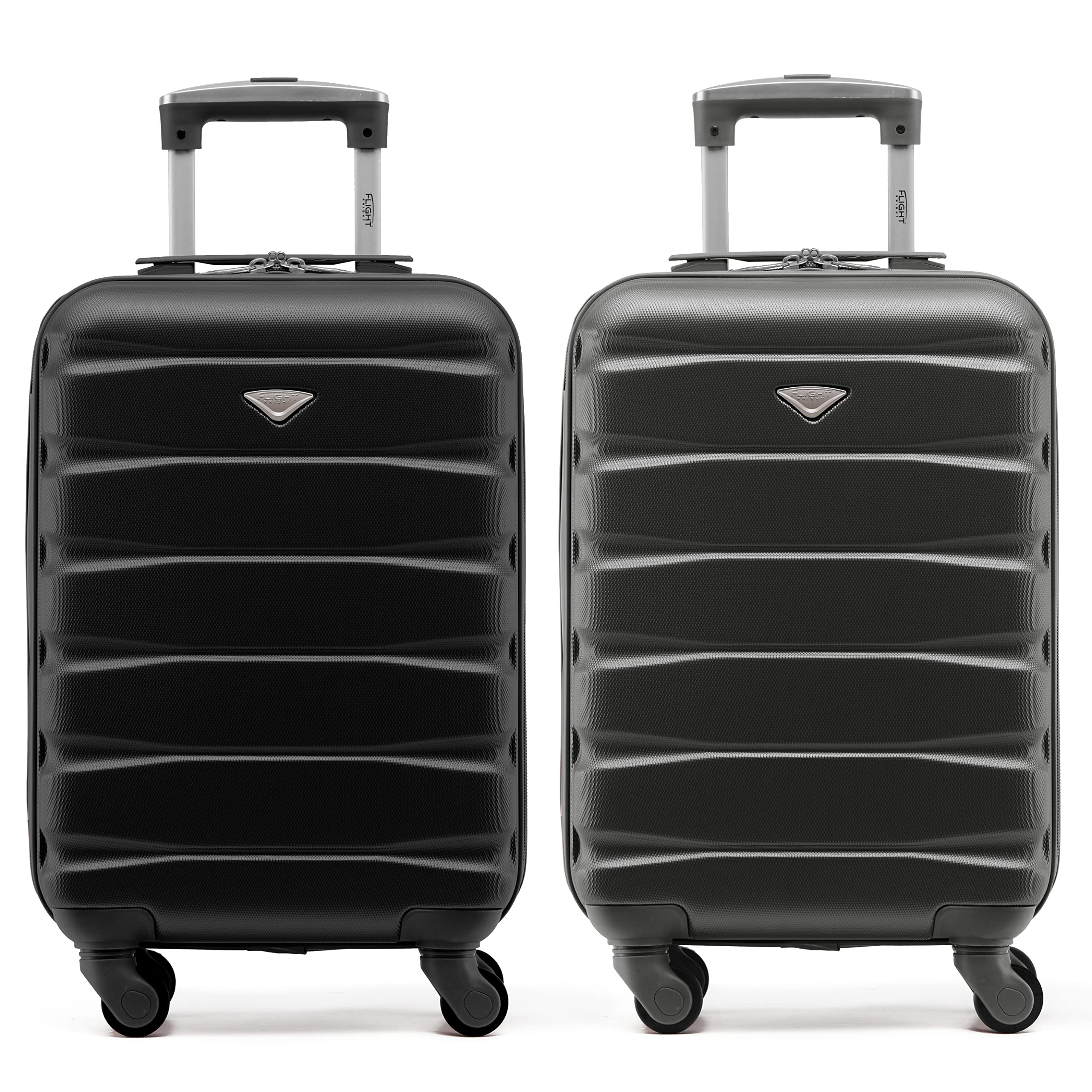 Flight Knight Suitcase Set of 2 Lightweight 4 Wheel ABS Hard Case Cabin Carry On Hand Luggage Approved for Over 100 Airlines Including easyJet, British Airways, Ryanair & Many More 55x35x20cm — view 120