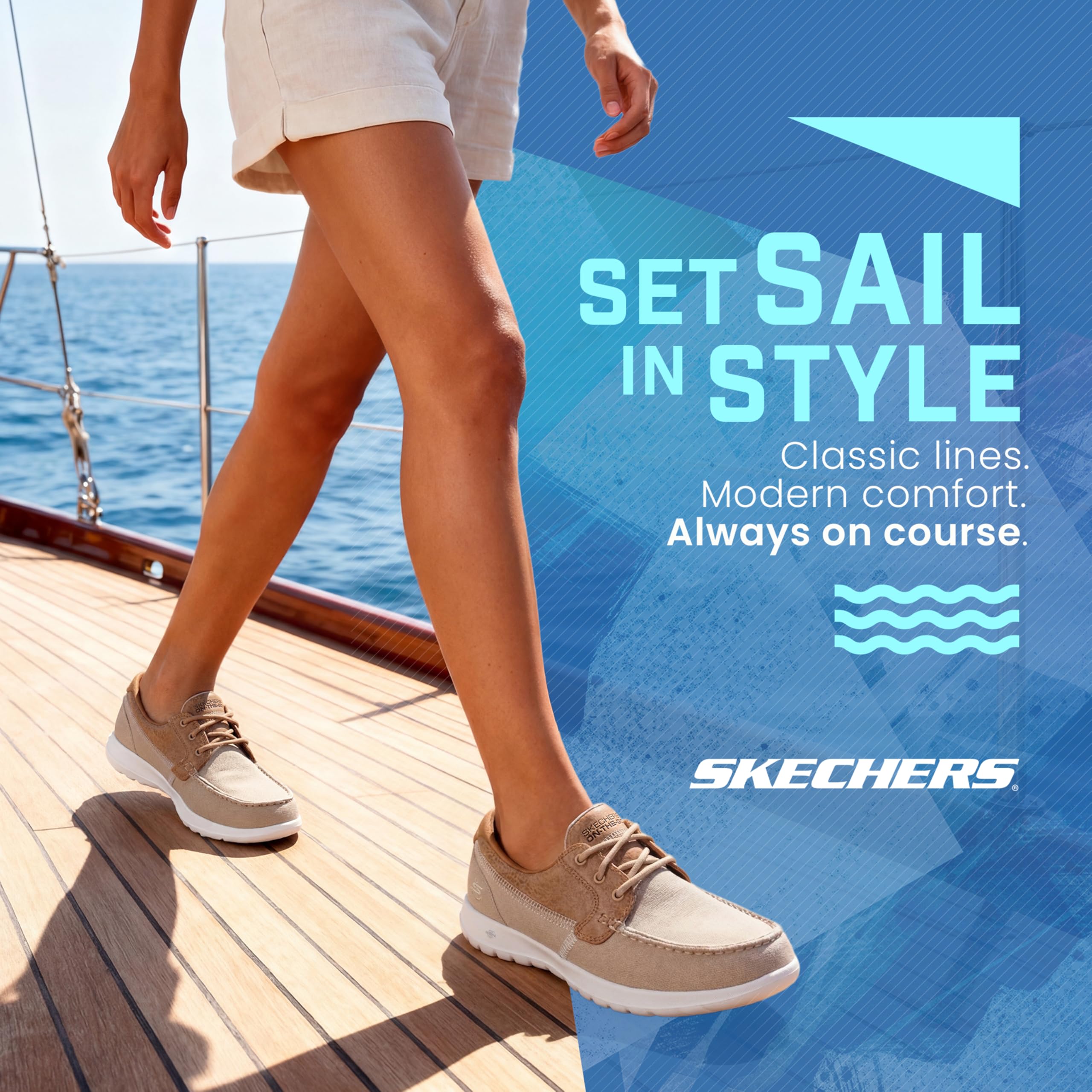 Skechers Go Walk Lite - 15430 Wide MocassinoDonna