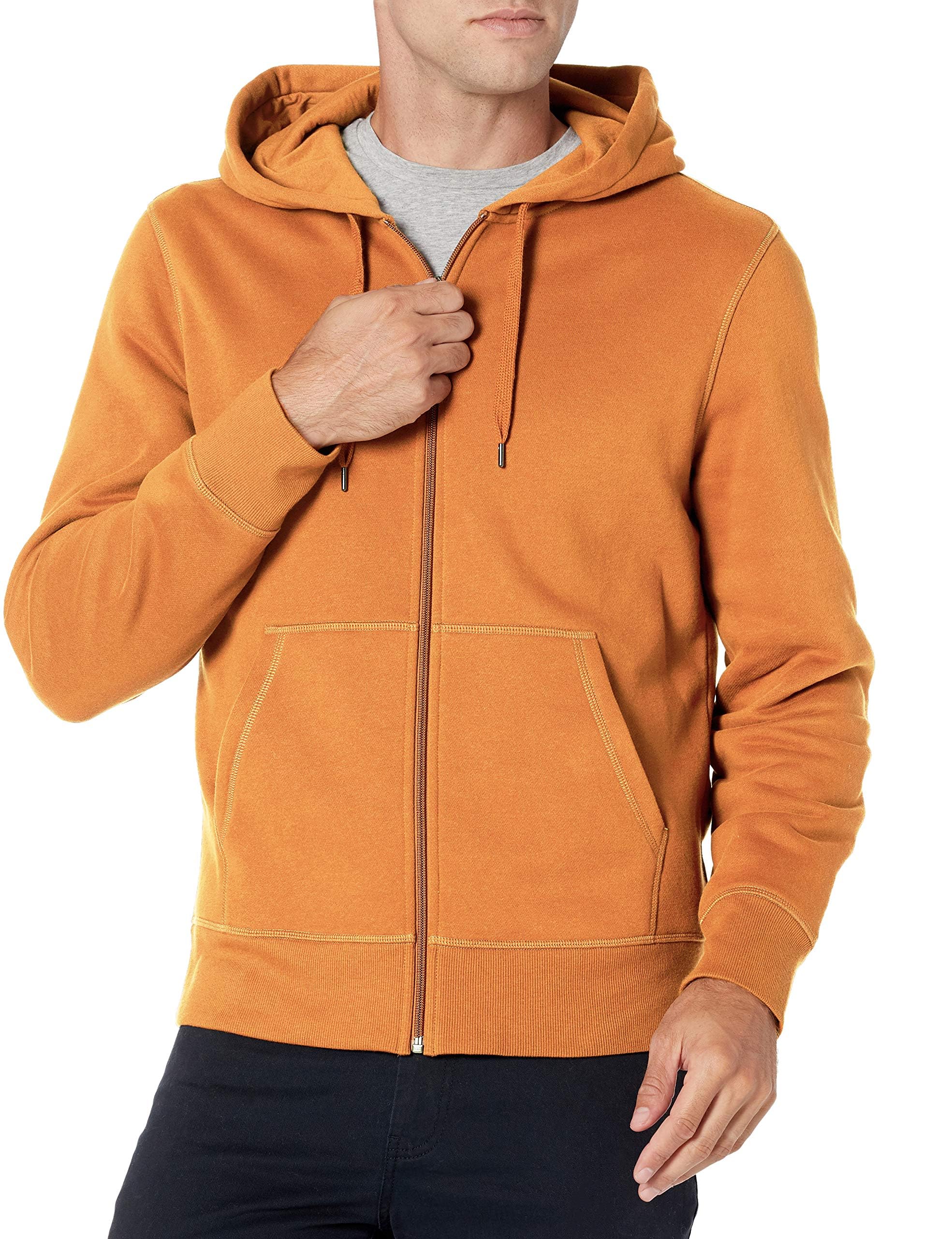 Amazon Essentials Men's Full-Zip Fleece Hoodie (Available in Big & Tall)
