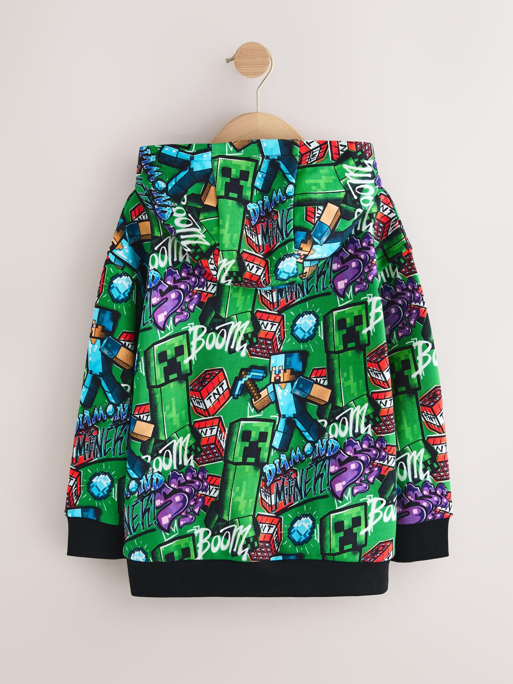 NEXT Garçon Sweat à Capuche Minecraft