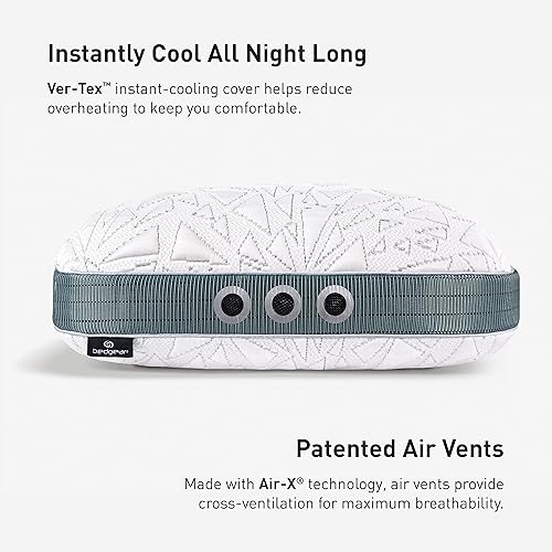 Miniatura 4 de Bedgear Storm Cuddle Curve - Almohada de rendimiento  Tamaño 3.0  Almohada de firmeza media  para personas que duermen cálidamente y con calor