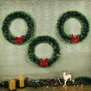 Grabsmart 4 Feet Christmas Xmas Tree with Light, 50 Decoration Ornaments, Garland - X-mas Tree Combo for Home Decoration with Props- Christmas Decoration - Christmas Gifts (4FT)