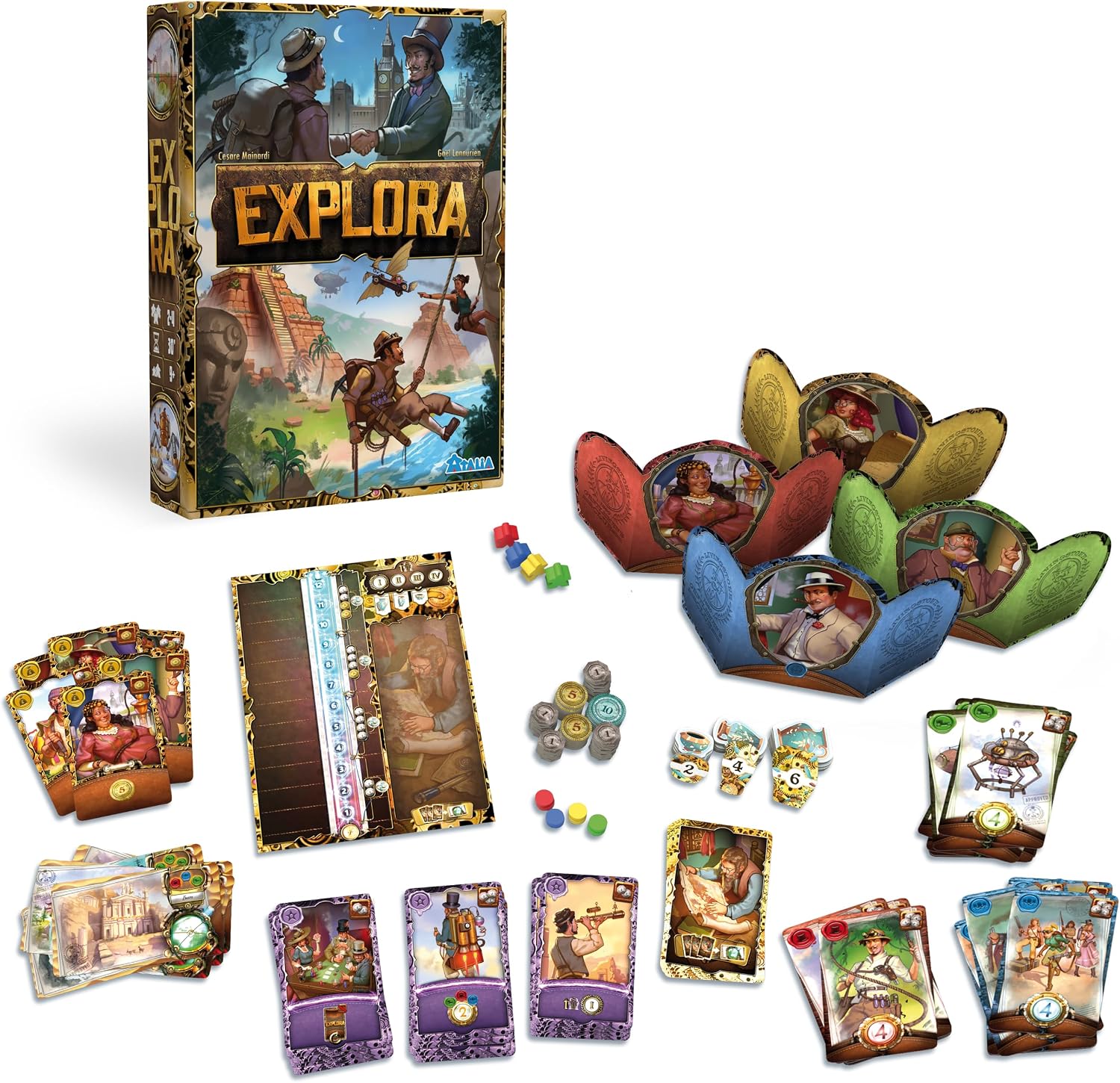 HUCH! Explora Family Game for 2 to 4 Players from 9 Years
