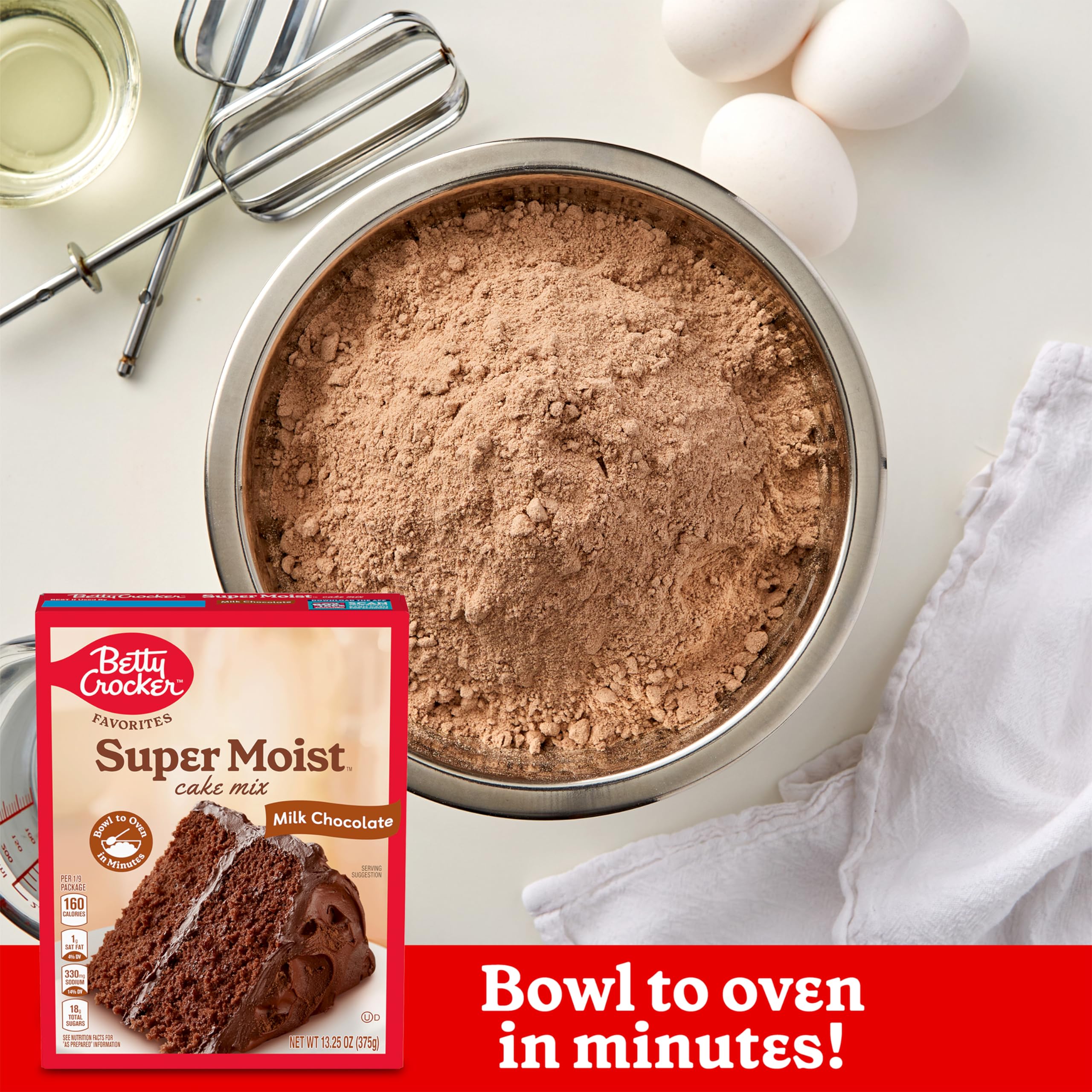 Betty Crocker Favorites Super Moist Butter Recipe gelbe Kuchenmischung, 375 ml, 12 Stück