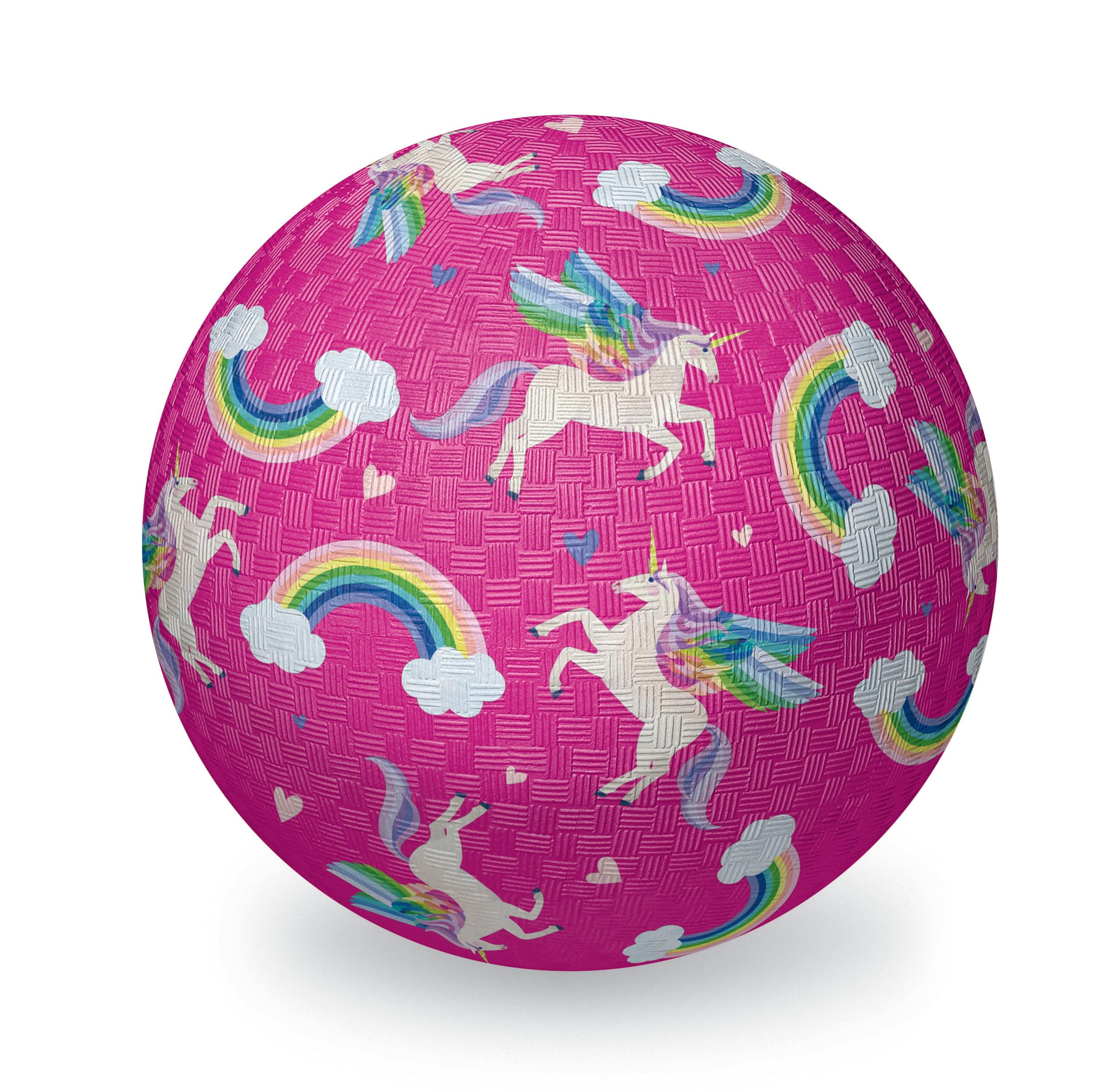 CROCODILE CREEK Pink Unicorns 7 Playground Ball, 1 EA