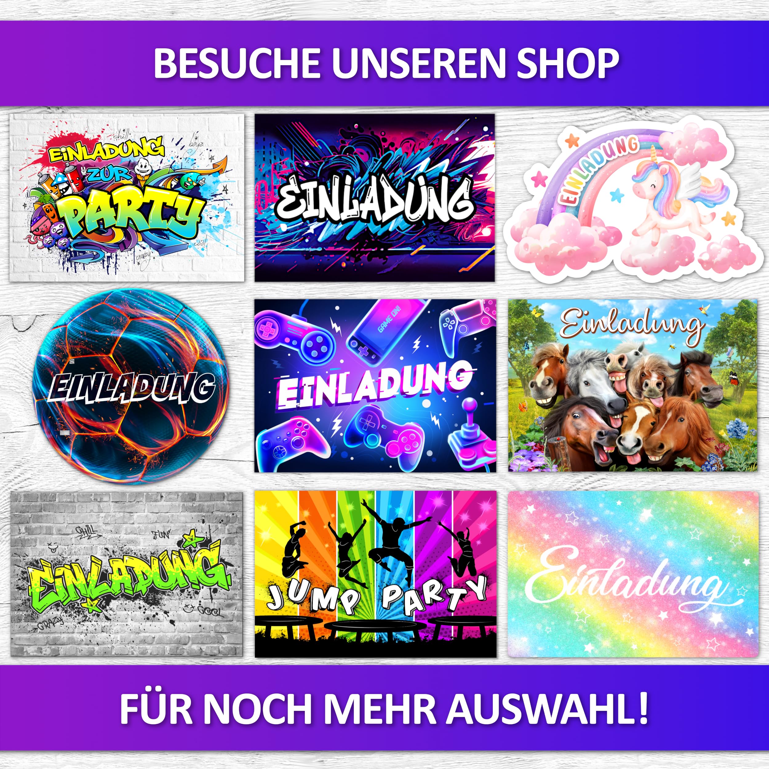 VULAVA Lot De 12 Cartes D'invitation Au Laser + Enveloppes