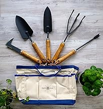 مجموعة أدوات البستانيين الأساسية ، حديقة توت ، أدوات حديقة المزرعة ، حقيبة الحديقة ، هدية للبستانيين
