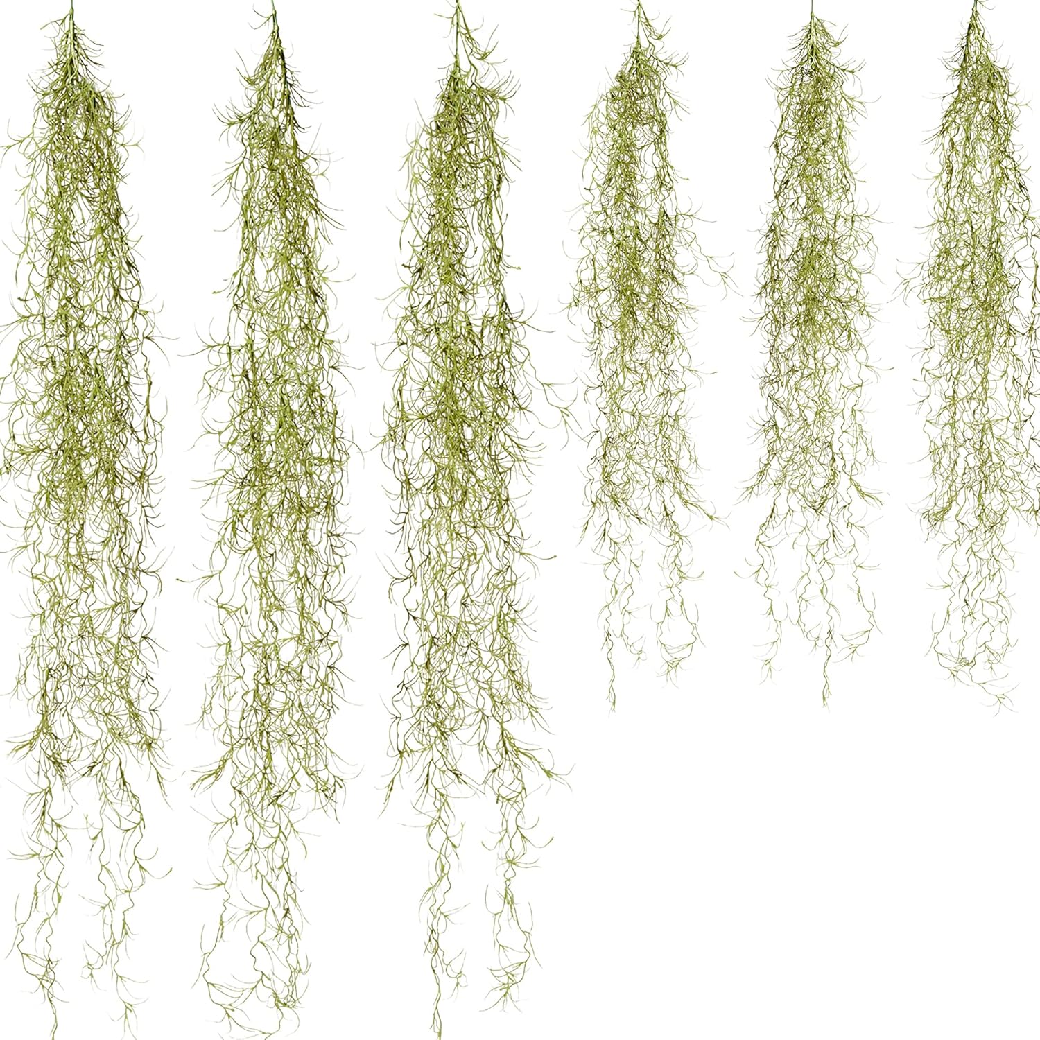 Buy SEEKO Faux Greenery Spanish Moss Realistic Fake Moss DIY Stems