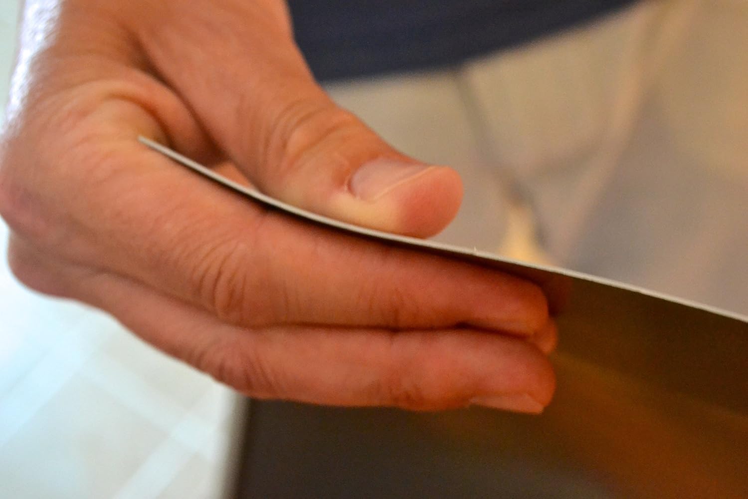 Thin Brushed Aluminum Plastic Sheet 24 x 48 x 3/32