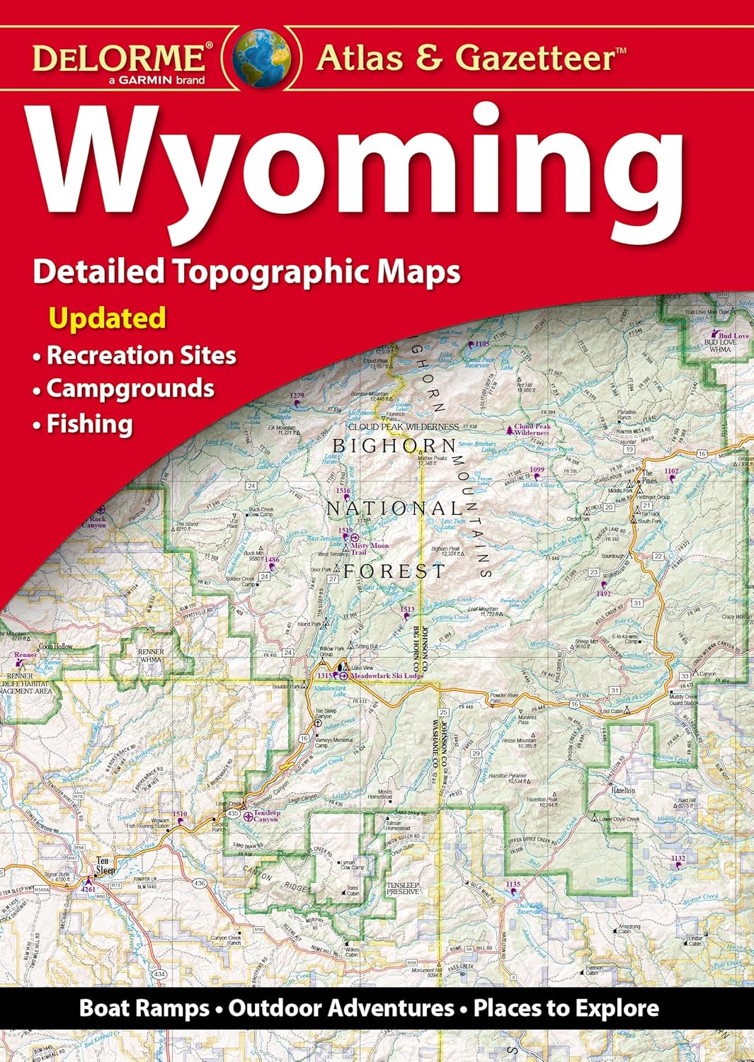 Delorme Atlas & Gazetteer: Wyoming      Paperback – Atlas, October 3, 2024