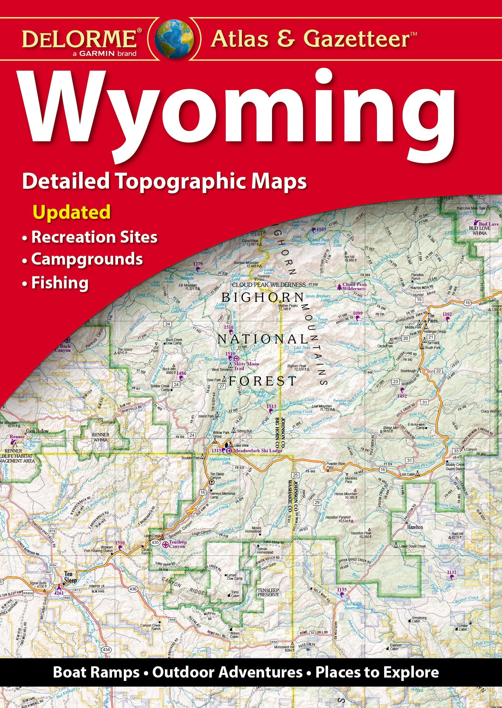 Atlante Delorme & Gazzettiere: Wyoming