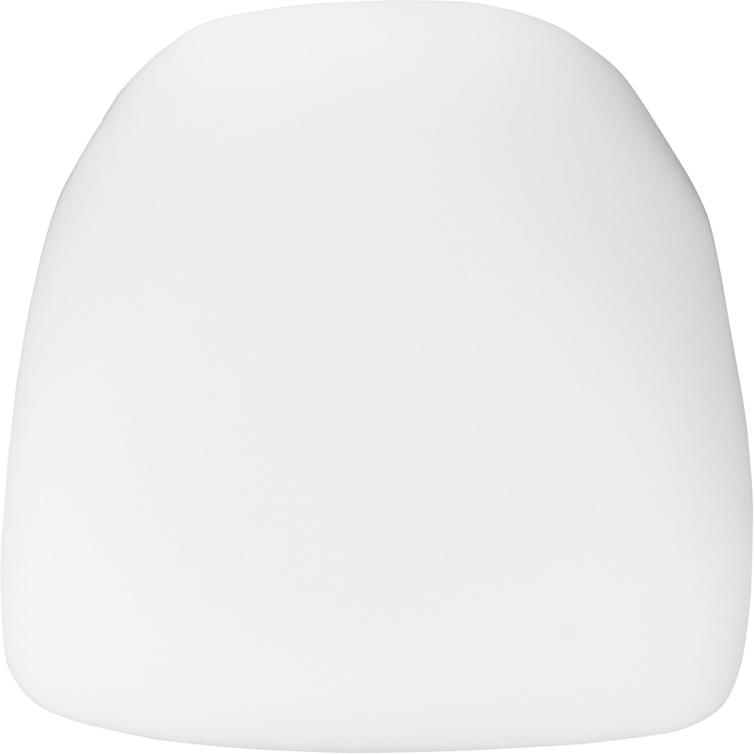 Flash Furniture Hard White Fabric Chiavari Chair Cushion White Fabric Pack of 1