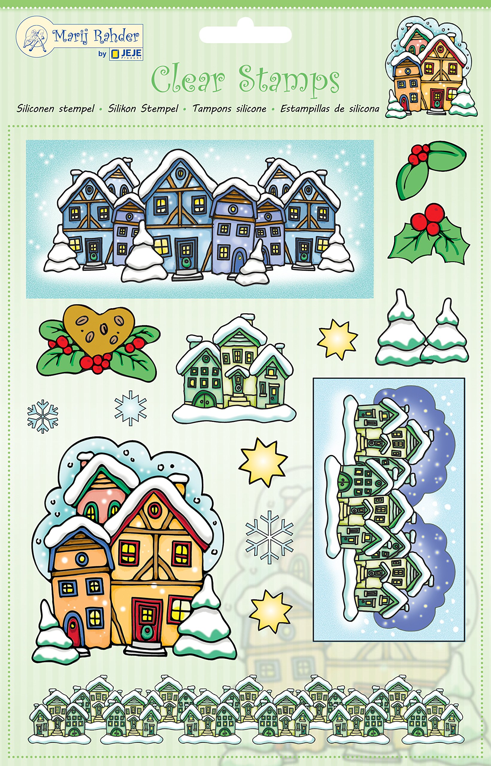 Jeje Transparent "Winter Clear Stamps,