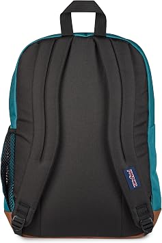 JanSport Cool Backpack with 15-inch Laptop Sleeve, Large Computer Bag Rucksack with 2 Compartments, Ergonomic Straps, Emerald Pool, One Size, 34l Cool Backpack – 15-inch Laptop Sleeve - 2 Xlarge