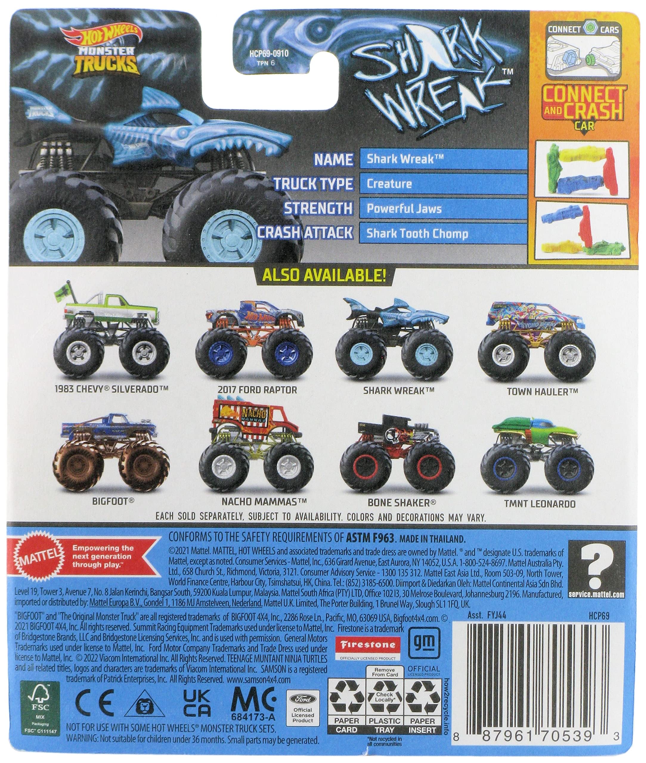 Amazon.com: Hot Wheels Monster Trucks 2022 1:64 Scale