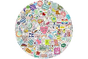 Random Stickers 1000PCS - Motivational, Inspirational, and Positive Vinyl Stickers for Adults, Teens, and Kids