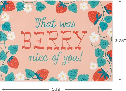 Miniatura 3 de Hallmark Notas de agradecimiento, juegos de palabras de comida (36 tarjetas en blanco con sobres) Donut, Latte, Brunch