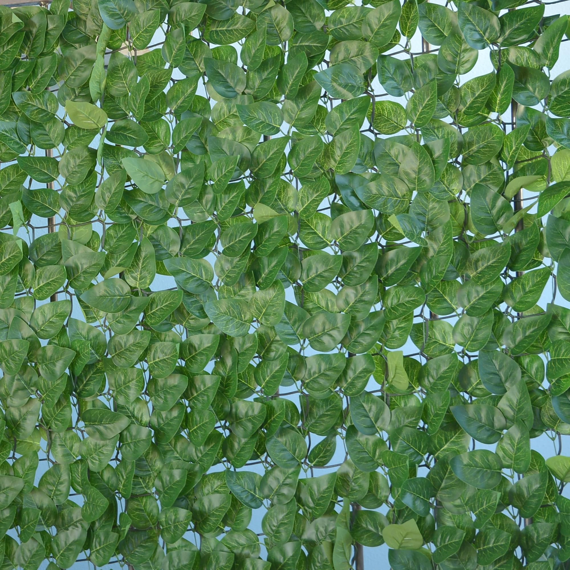 TENAX Divy Laurus PRO 100x300 cm Verde, Siepe Sintetica con Foglie in Polietilene Tipo Lauro per la Schermatura Frangivista di Balconi, Giardini e Recinzioni