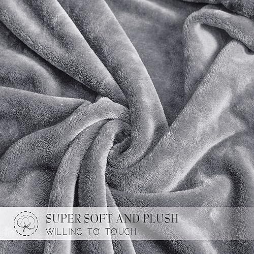 Miniatura 2 de RYB HOME - Manta de vellón suave, liviana, térmica y mullida para sofá, cama, sofá cama, viajes o campamentos, tamaño Twin de 60 pulgadas de ancho x