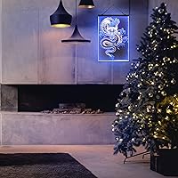 Vista 82 de ADVPRO Chinese Dragon Room Display Dual Color LED Neon Sign Green & Red 16" x 24" st6s46-i3225-gr