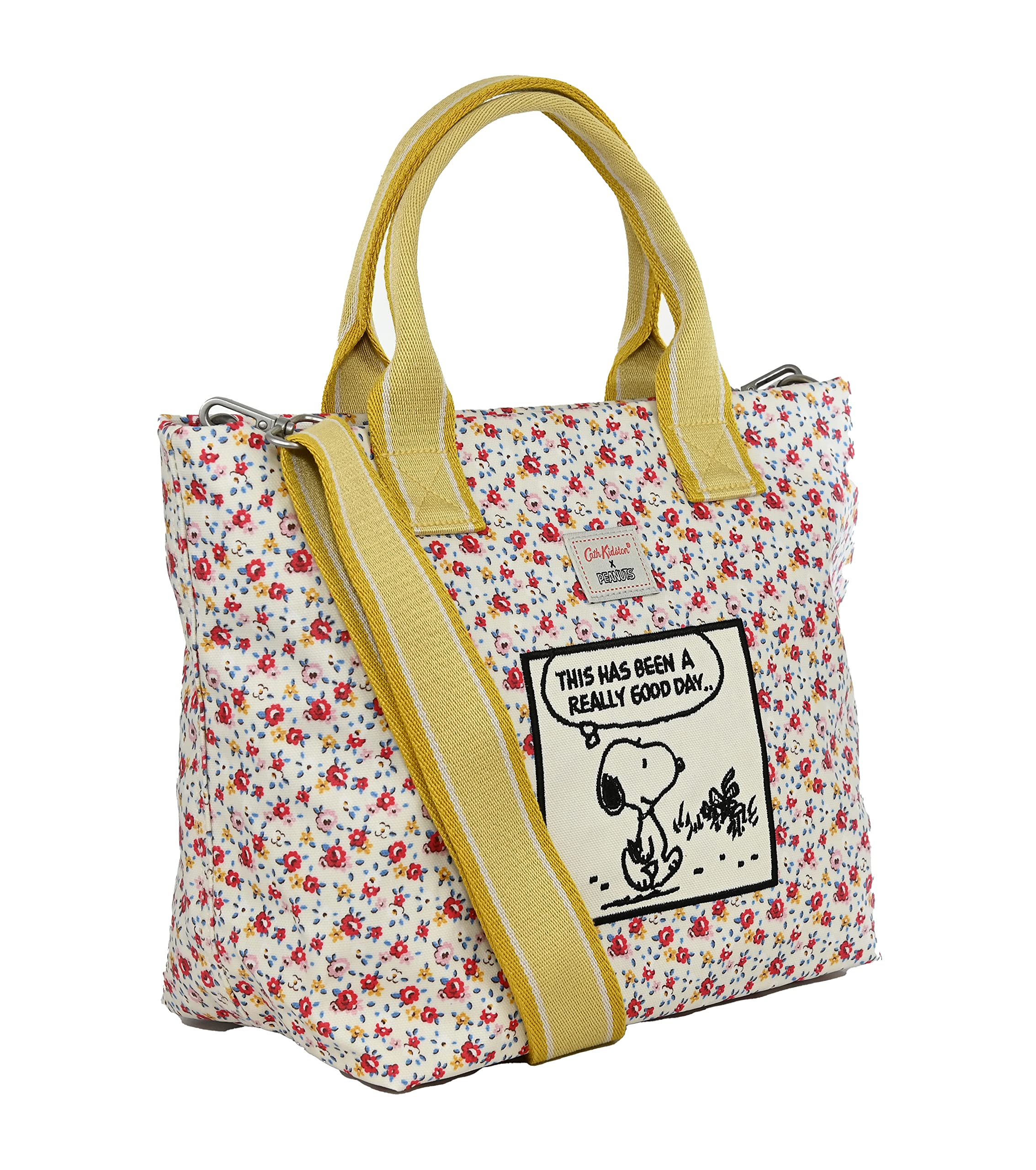 Buy Cath Kidston Zipped Top Shoulder Cross Body Tote Bag Snoopy x