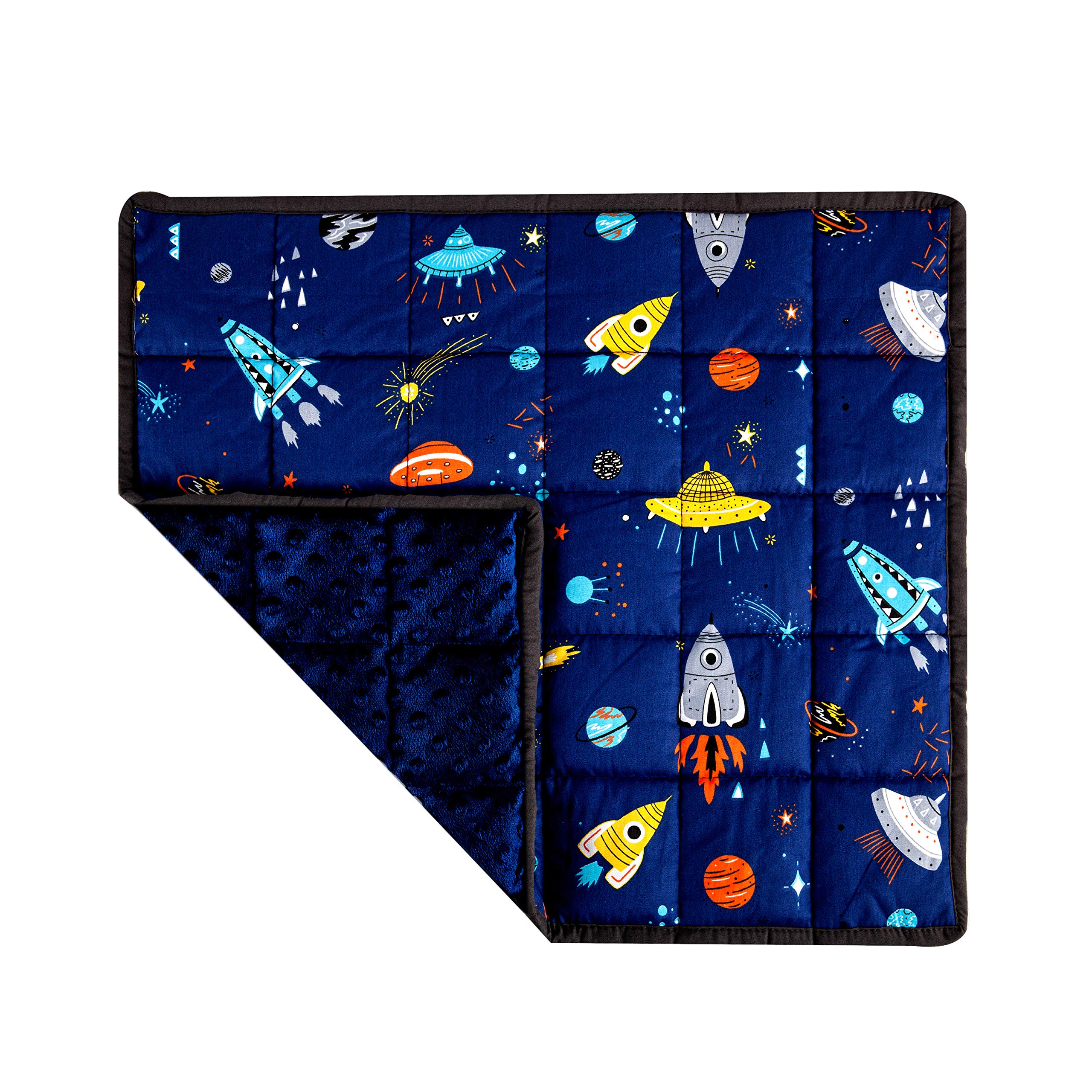 Coussin lesté pour genoux Sleepymoon bleu pour vos moments de lecture au lit