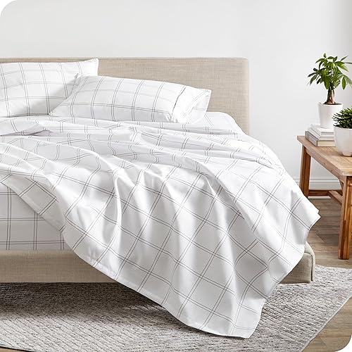 Bare Home - Juego de sábanas de 3 piezas, tamaño de dormitorio universitario, de microfibra ultrasuave de 1,800hilos, bolsillos profundos, ajuste